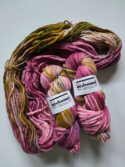 Birchwood and Wool (Knitting In The Wild) Hand Dyed Yarn | Super Bulky | Favorite Bookstore