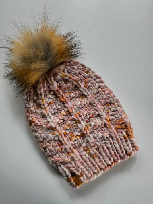 Merino Wool Pom Hat
