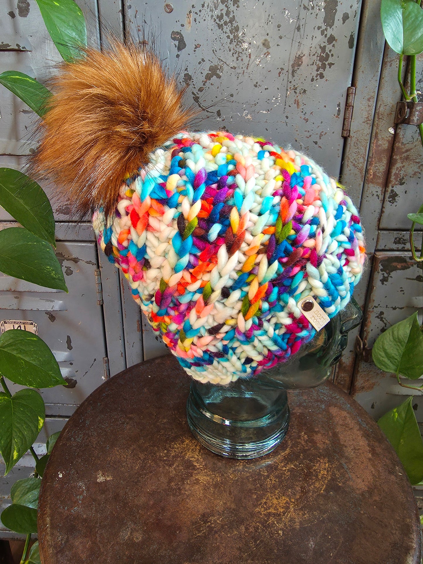 Merino Wool Pom Hat