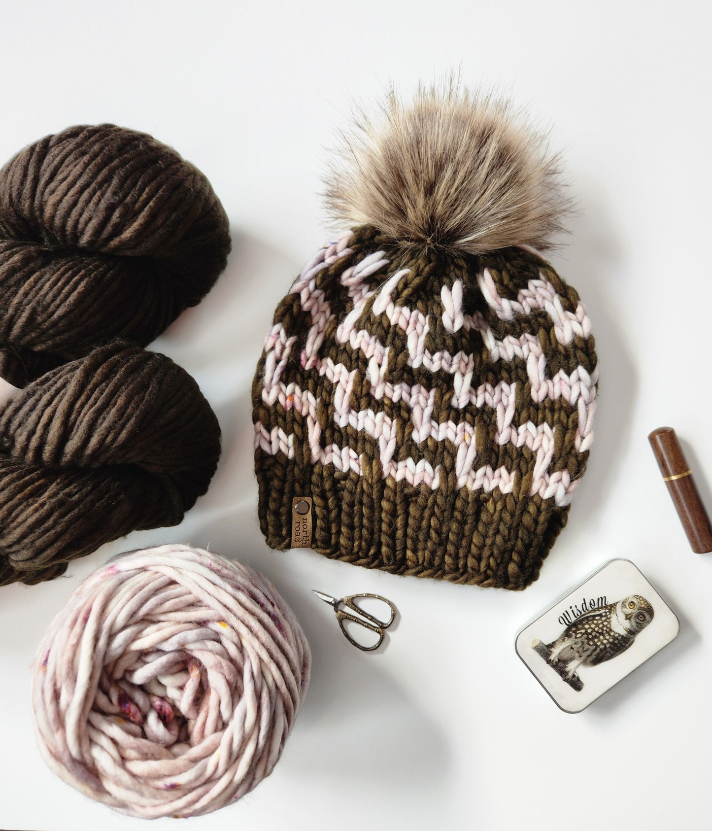 Merino Wool Pom Hat