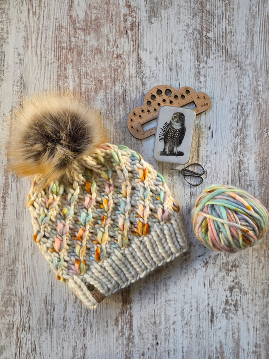 Merino Wool Pom Hat