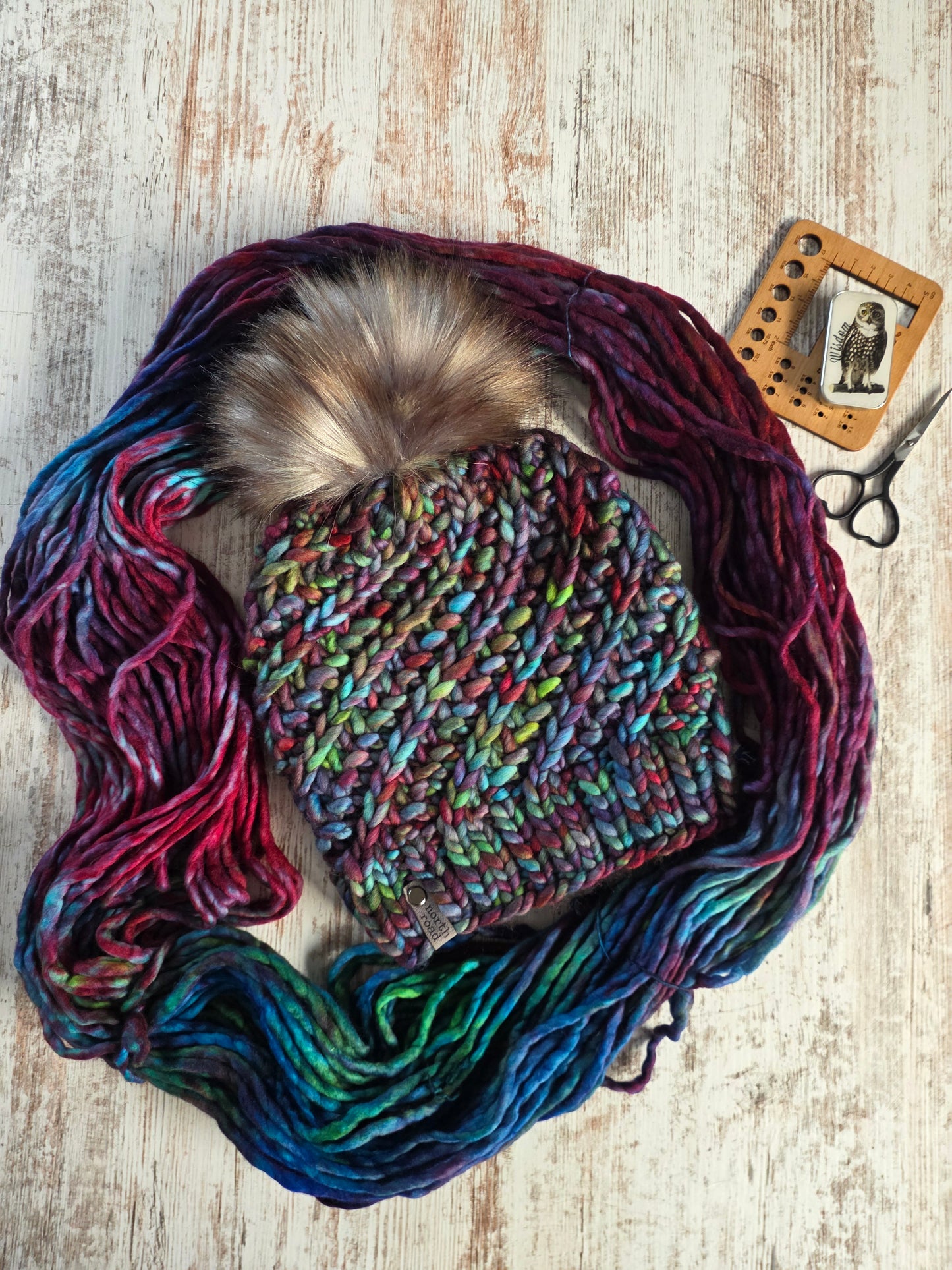 Merino Wool Pom Hat