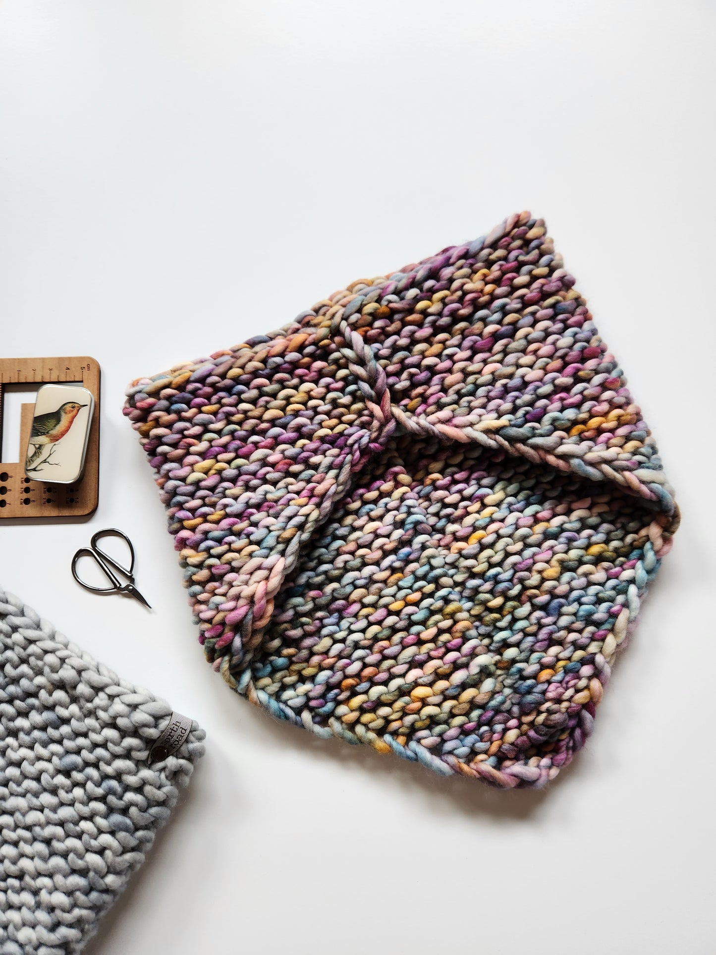 Merino Wool Bandana Cowl