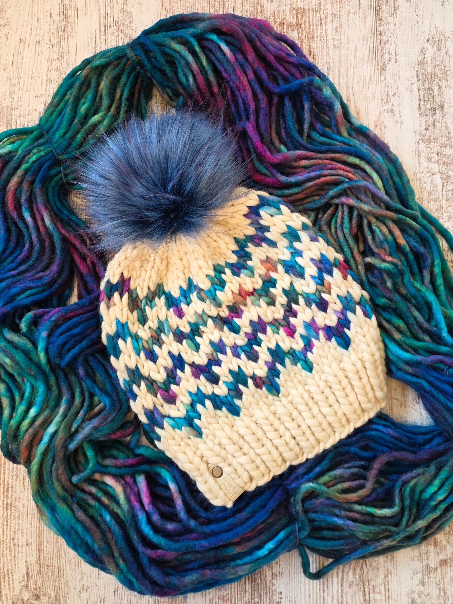 Merino Wool Pom Hat