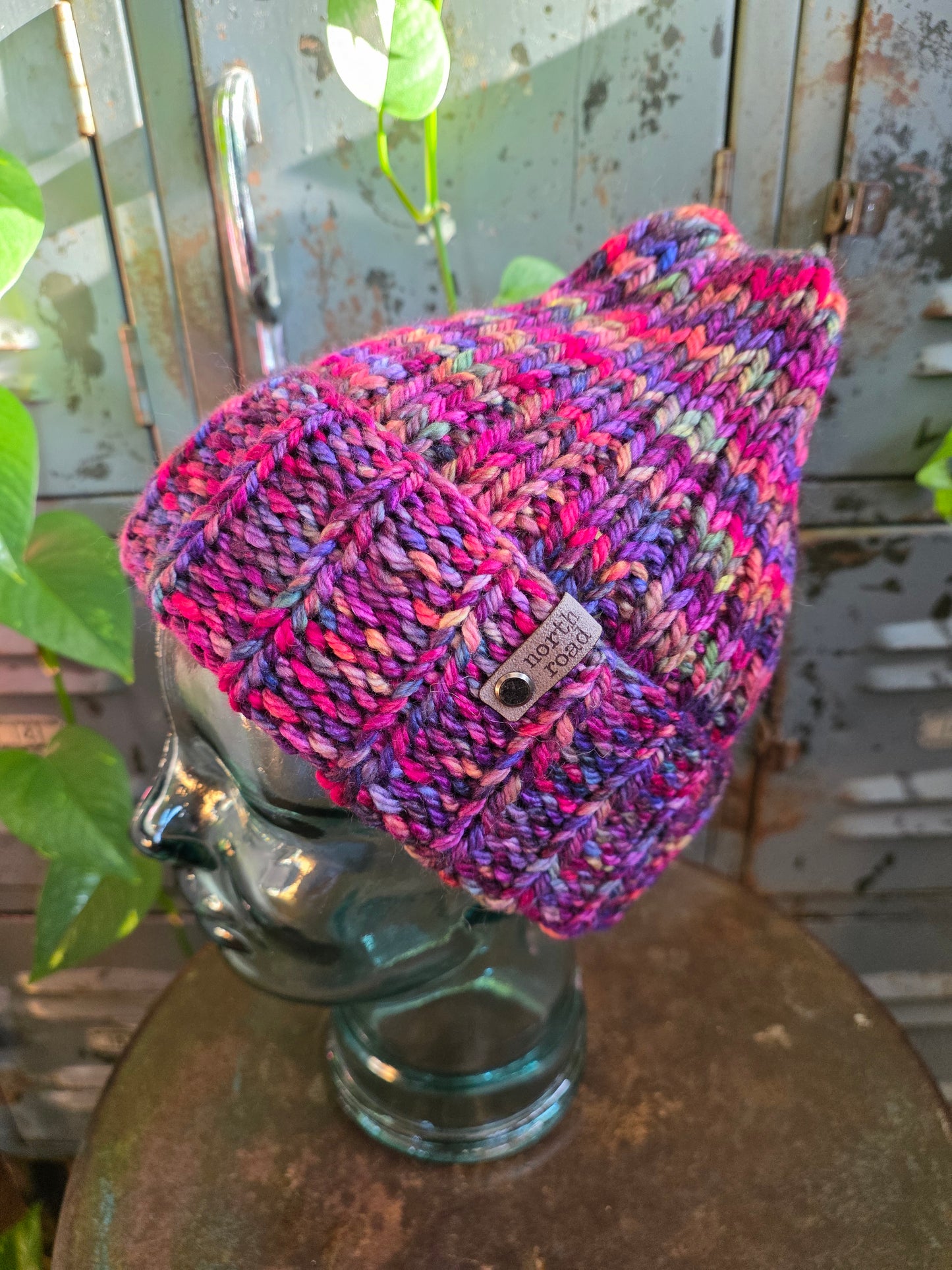 Merino Wool Maple Hill Bulky Folded Brim Hat