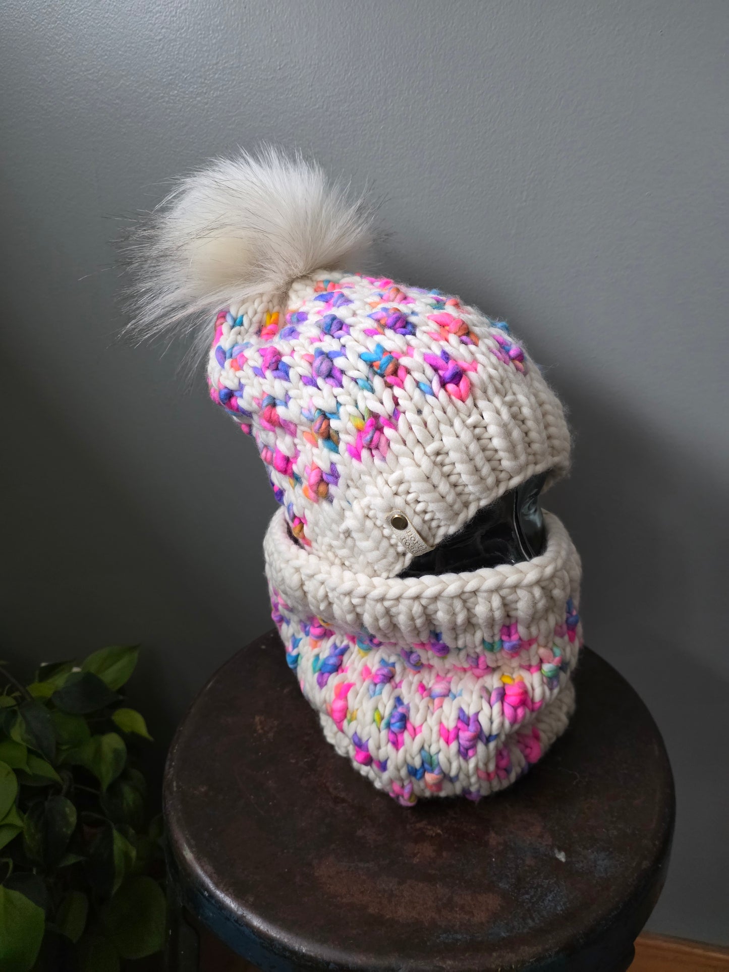 Merino Wool Hat and Cowl Set