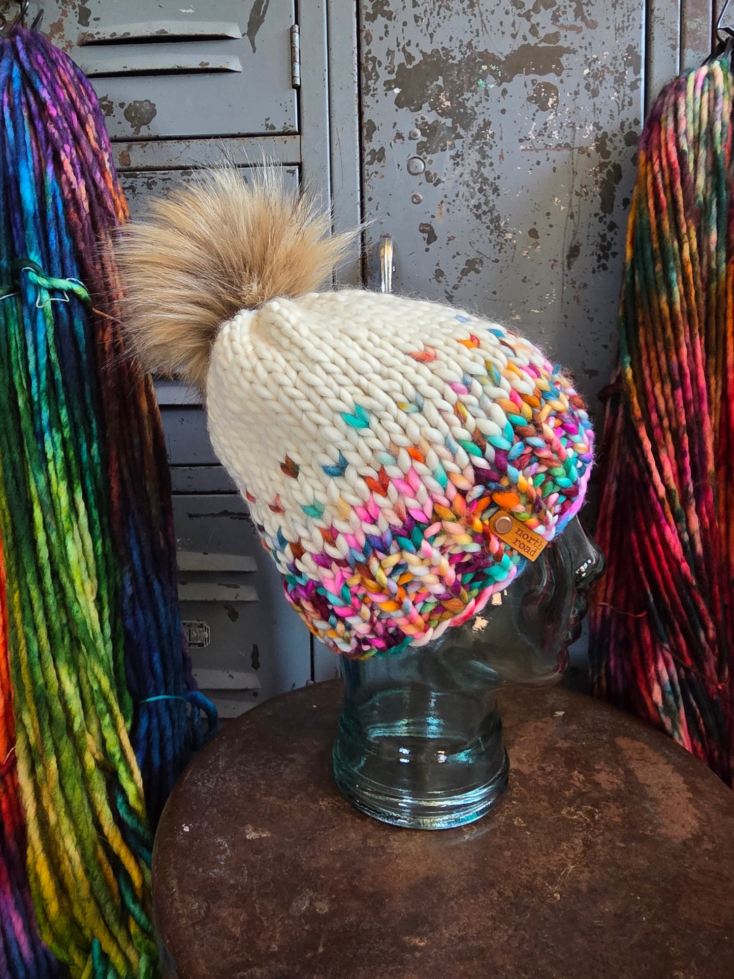 Merino Wool Pom Hat