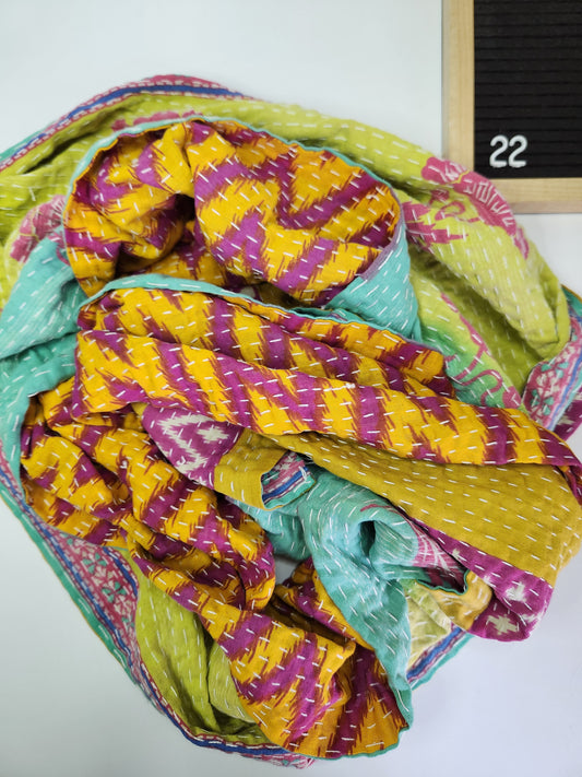 Kantha Scarf