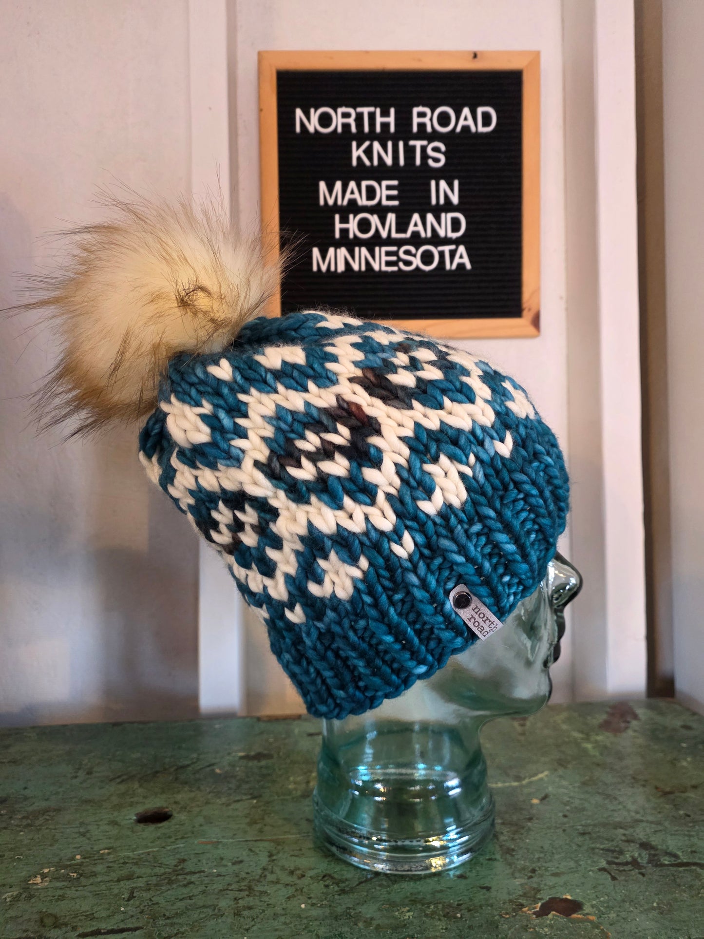 Merino Wool Pom Hat