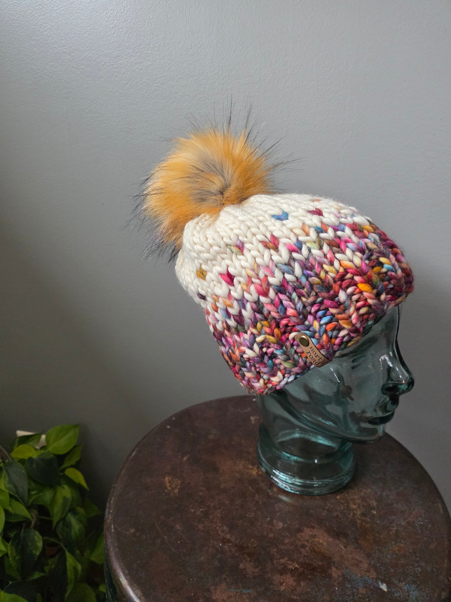Merino Wool Pom Hat