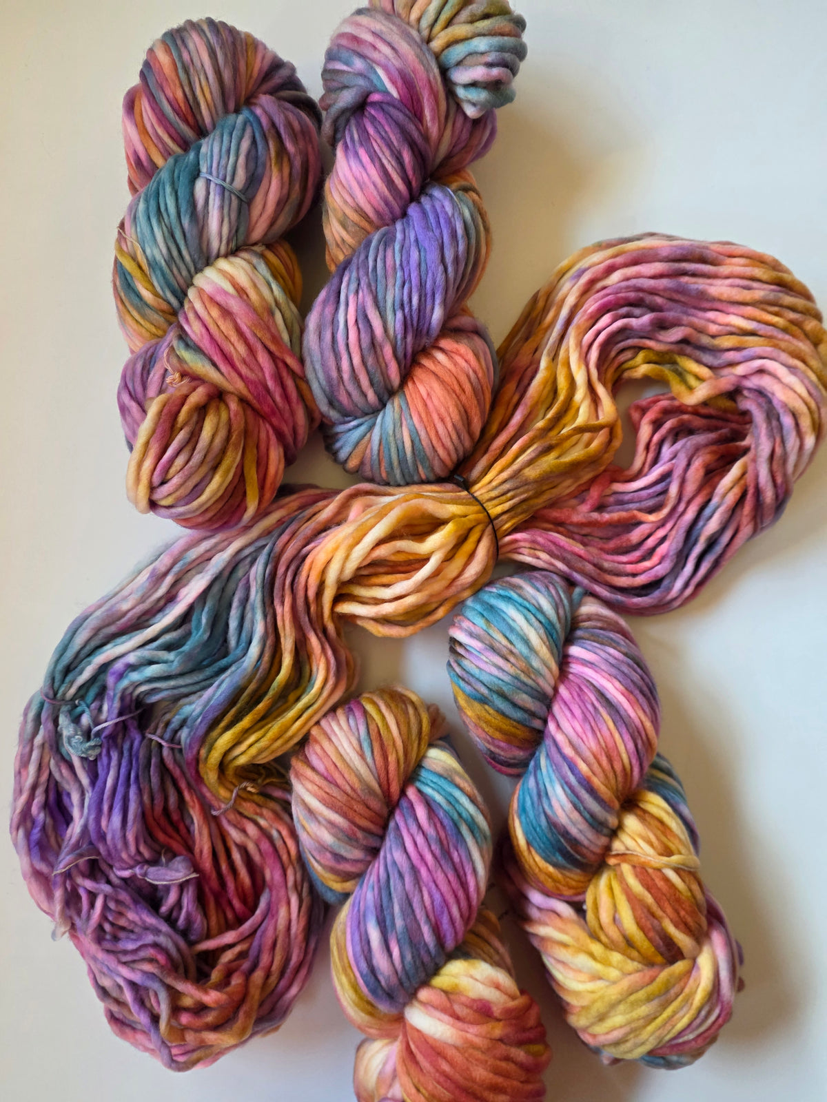 Stitch Hiker Designs Hand Dyed Yarn | Super Bulky | Alpenglow