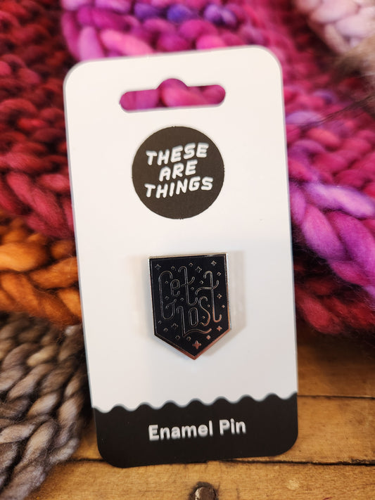 Get Lost Enamel Pin