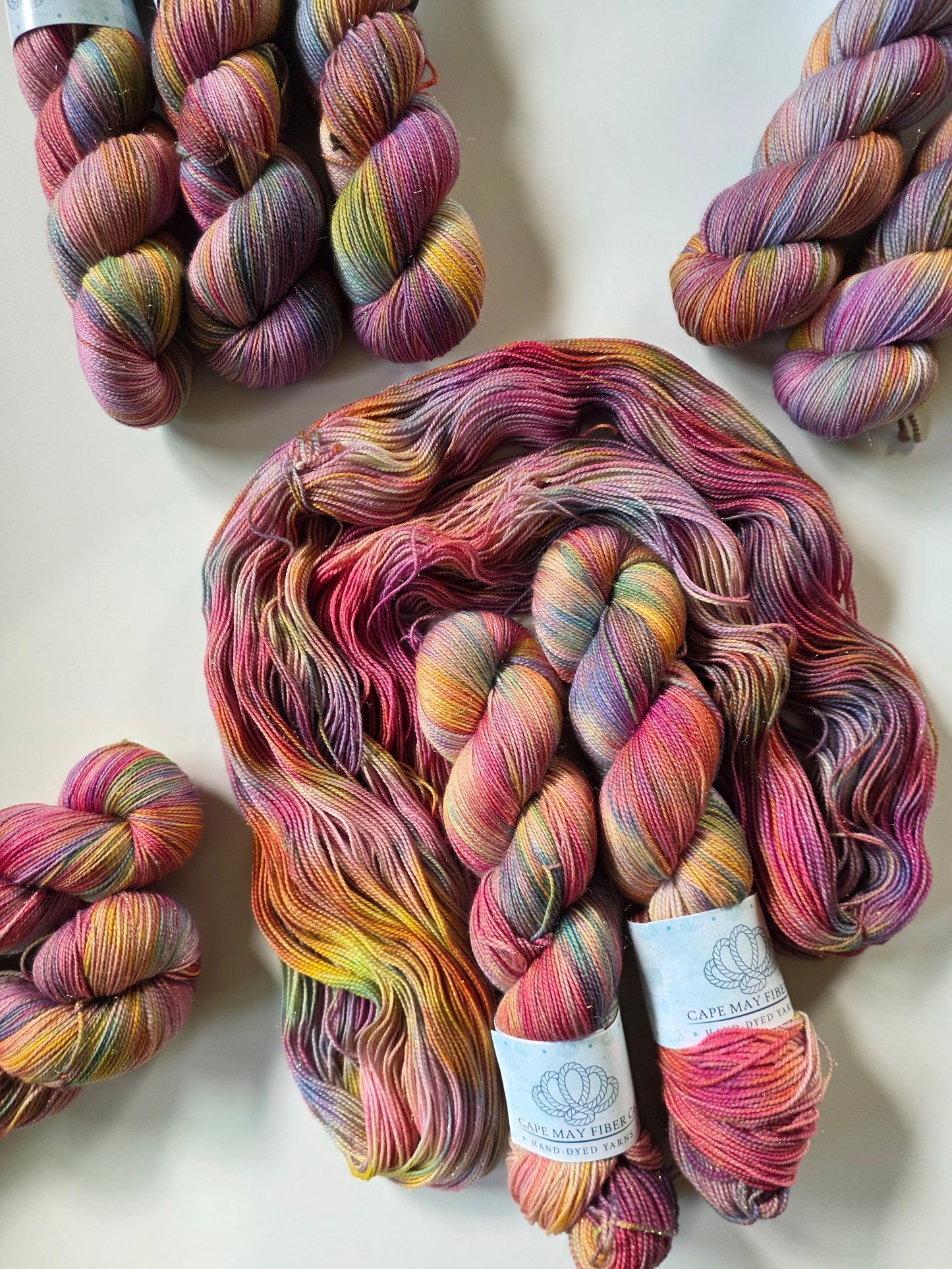 Cape May Fiber | Mermaid Sock | Mother of Pearl