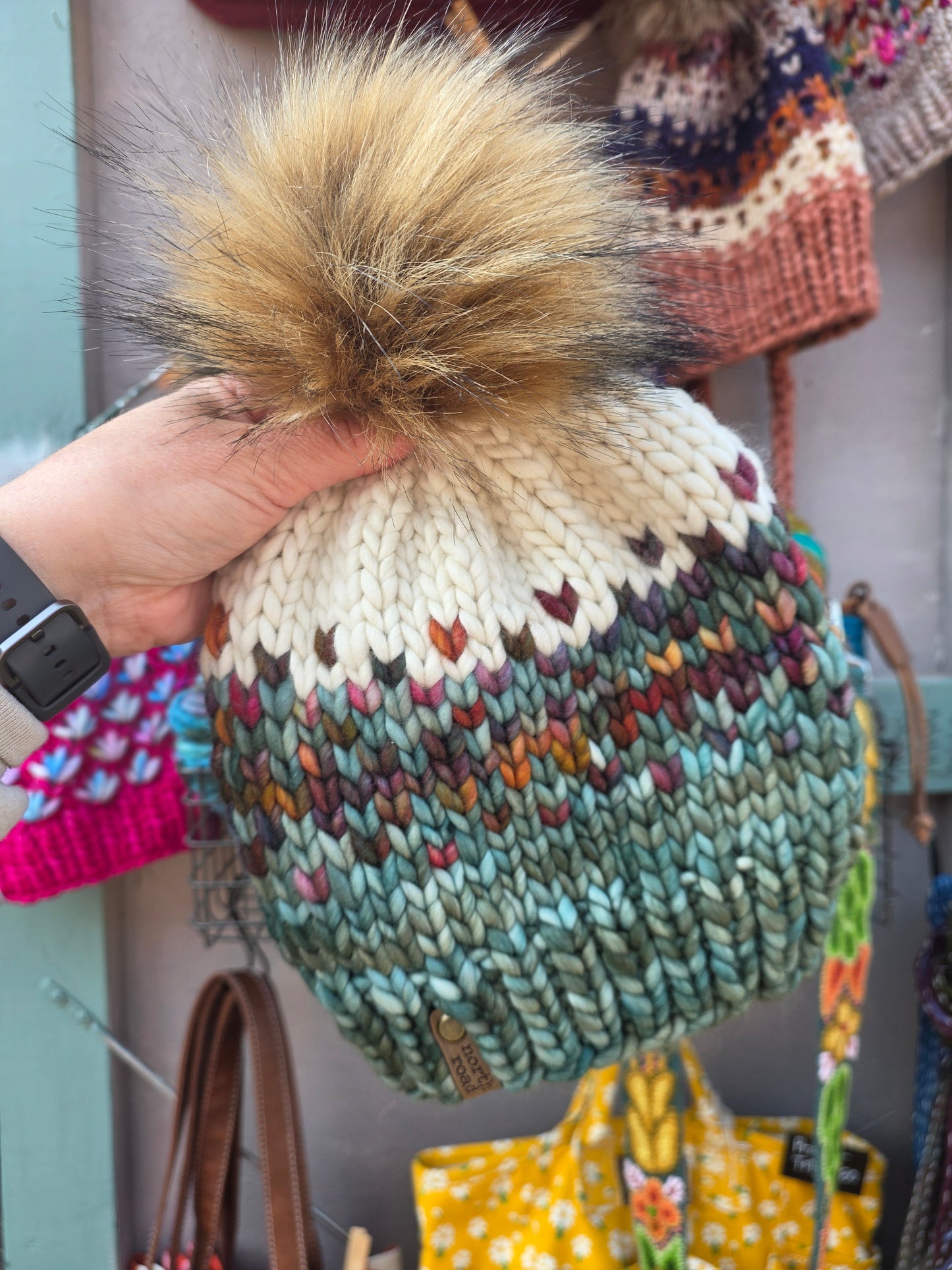 Merino Wool Pom Hat