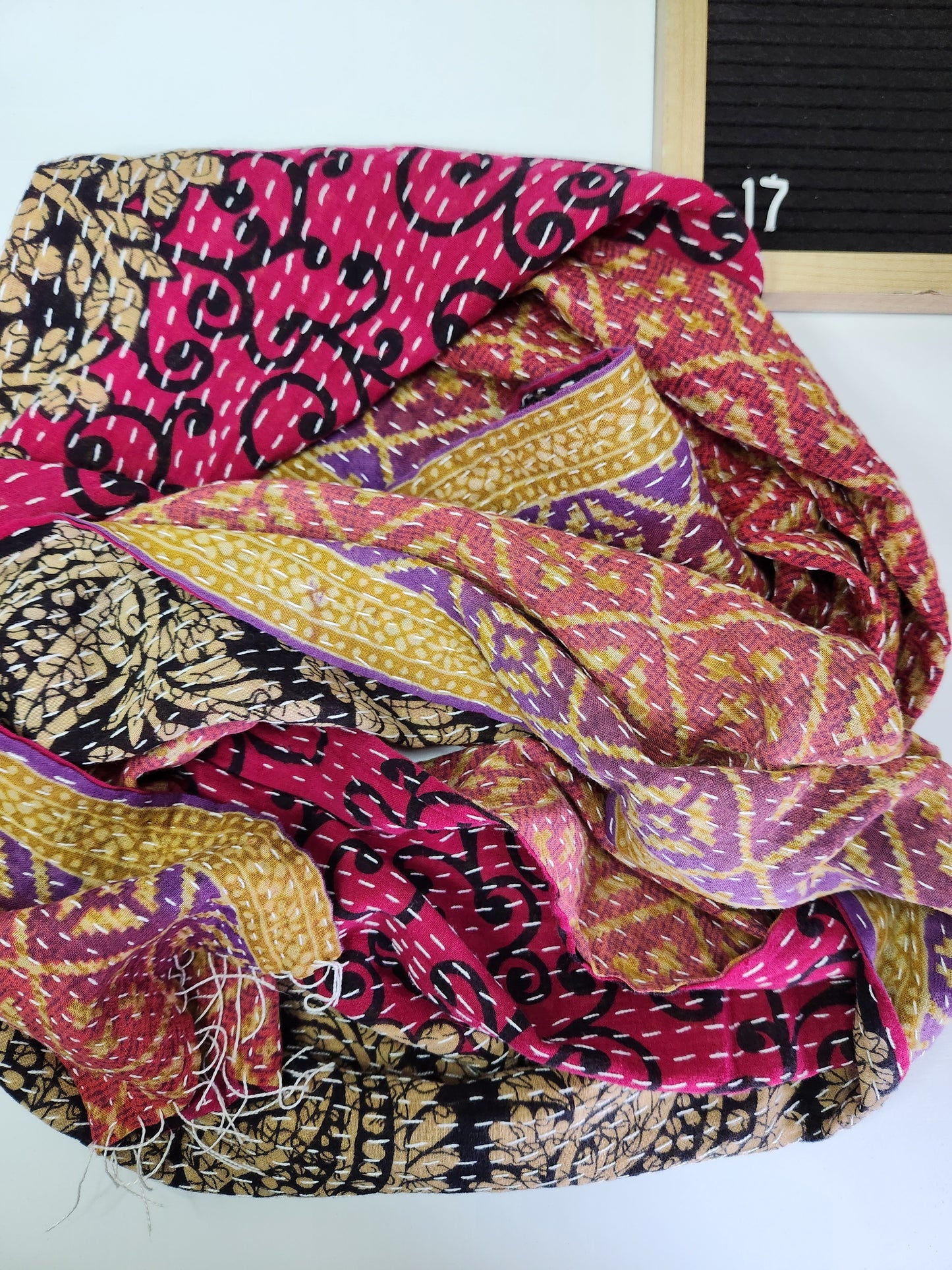 Kantha Scarf