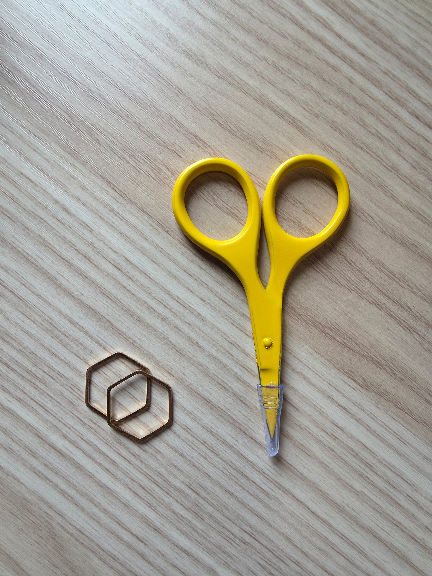 Small Needlecraft Scissors, Yellow