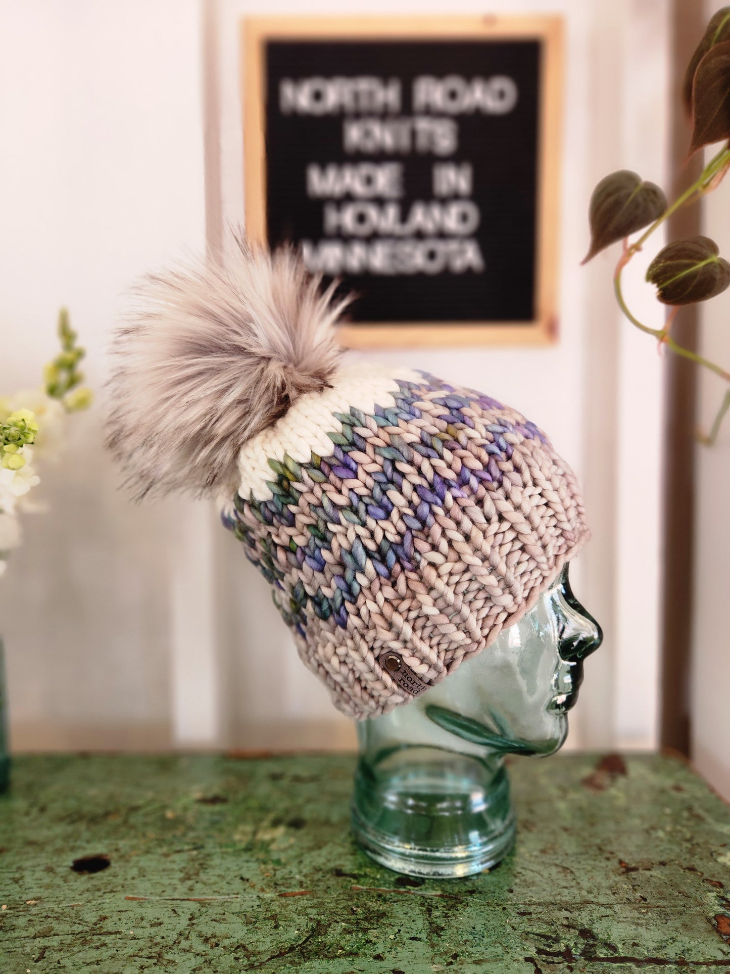 Merino Wool Pom Hat