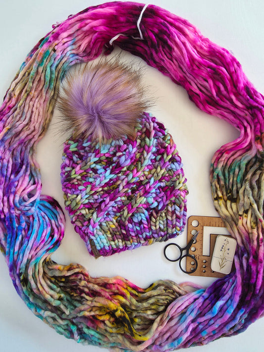 Merino Wool Pom Hat