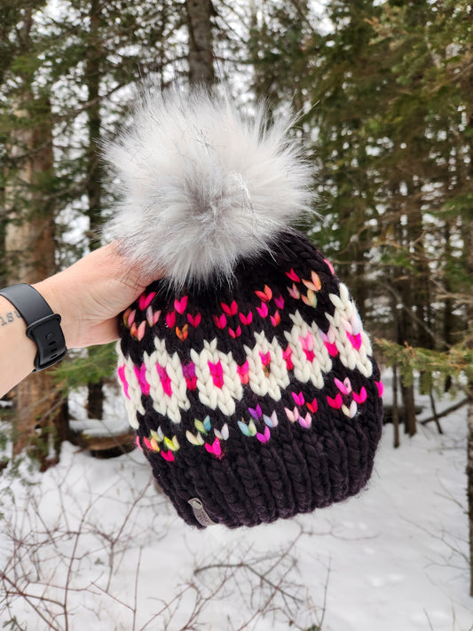 Merino Wool Pom Hat