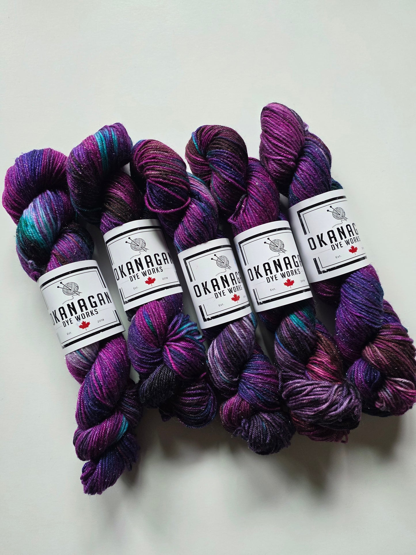 Okanagan Dye Works | Worsted Sparkle | Galaxy