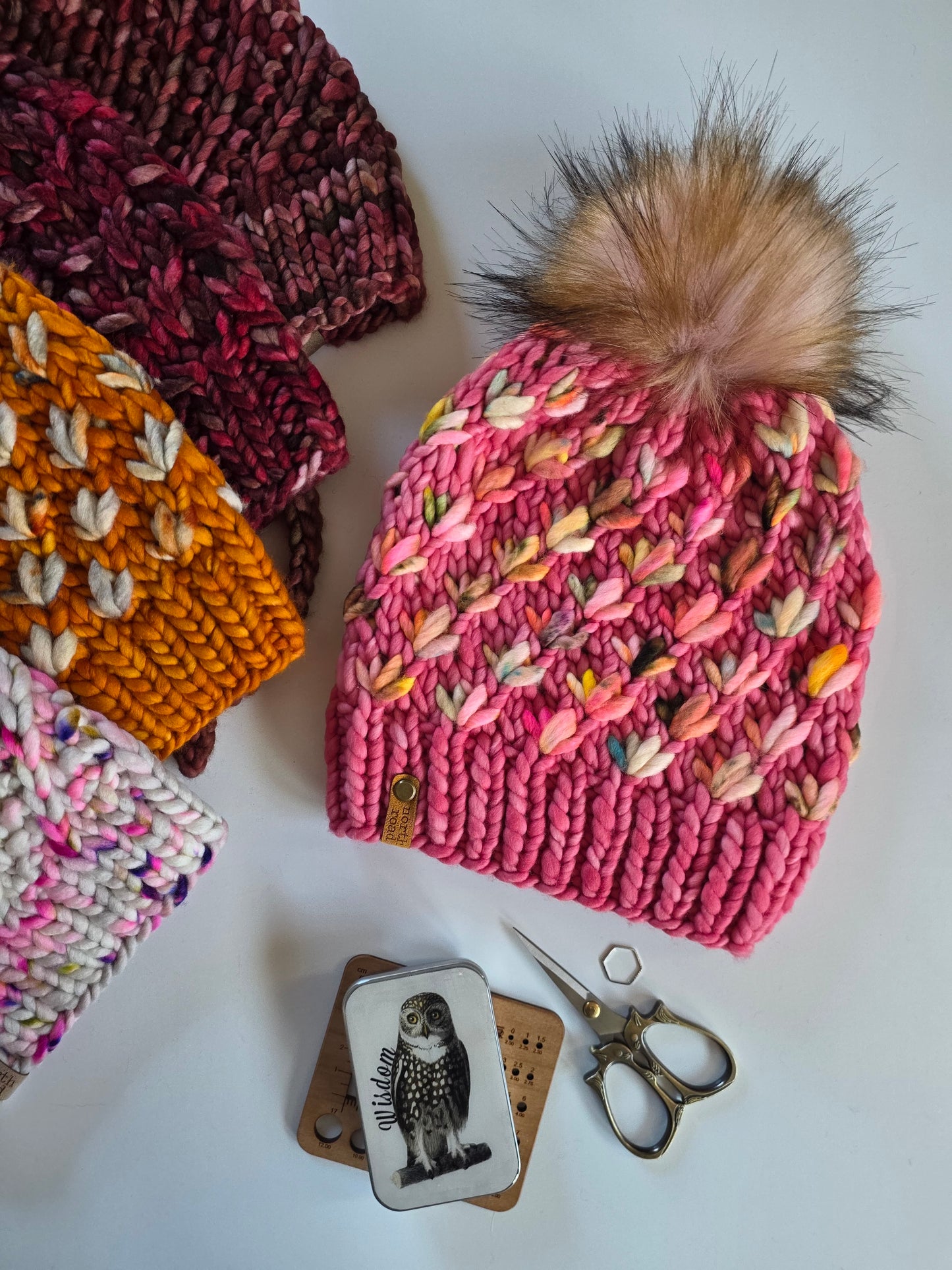 Merino Wool Pom Hat