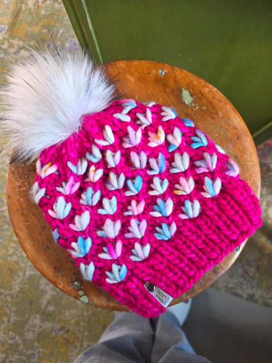 Merino Wool Pom Hat