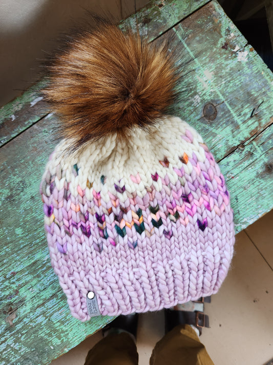 Merino Wool Pom Hat