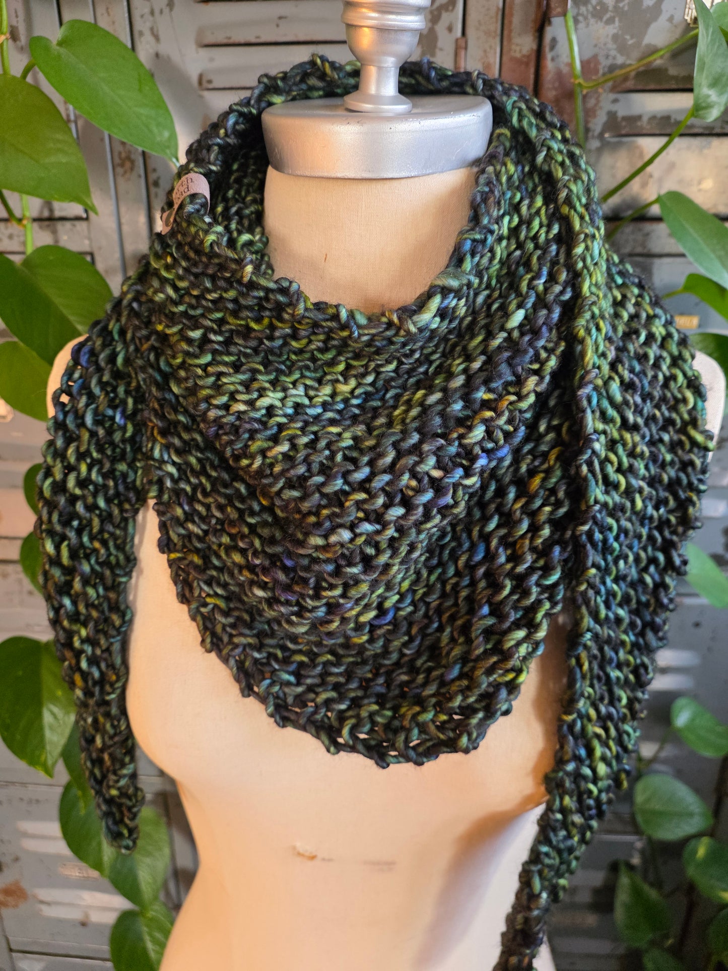 Merino Wool Sugarloaf Shawl