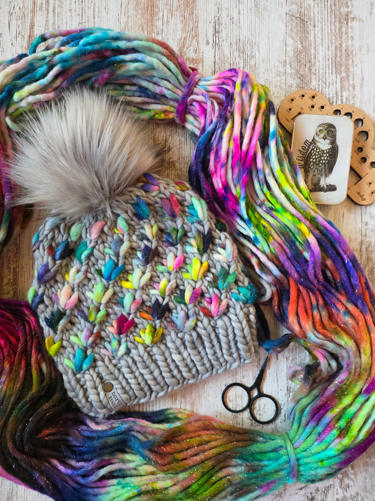 Merino Wool Pom Hat