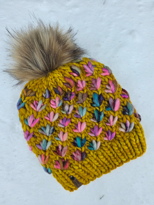 Merino Wool Pom Hat