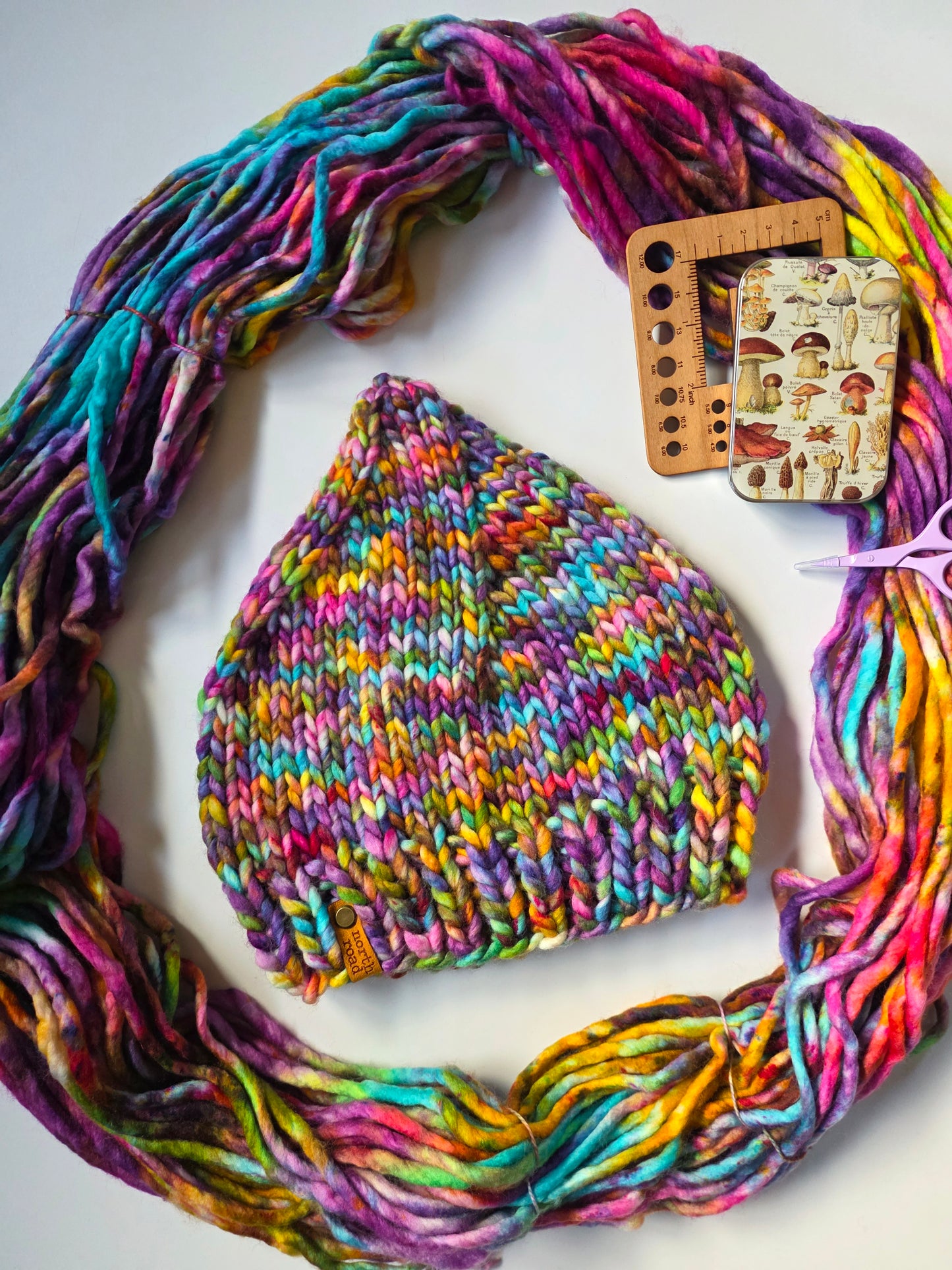 Forest Gnome Hat, Merino Wool