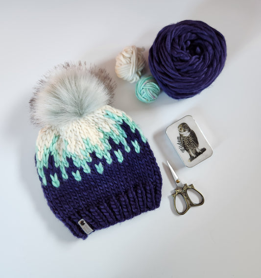 Merino Wool Pom Hat