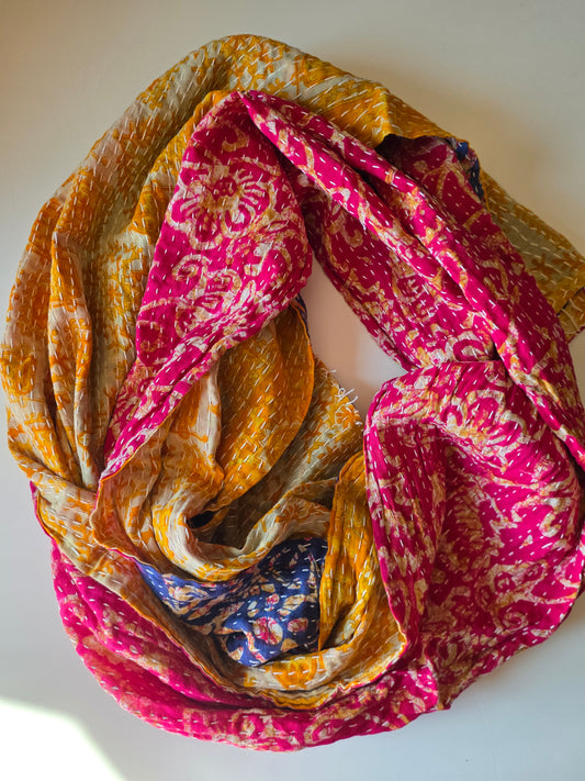 Kantha Scarf