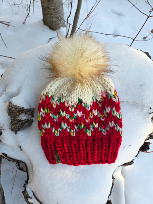 Merino Wool Pom Hat