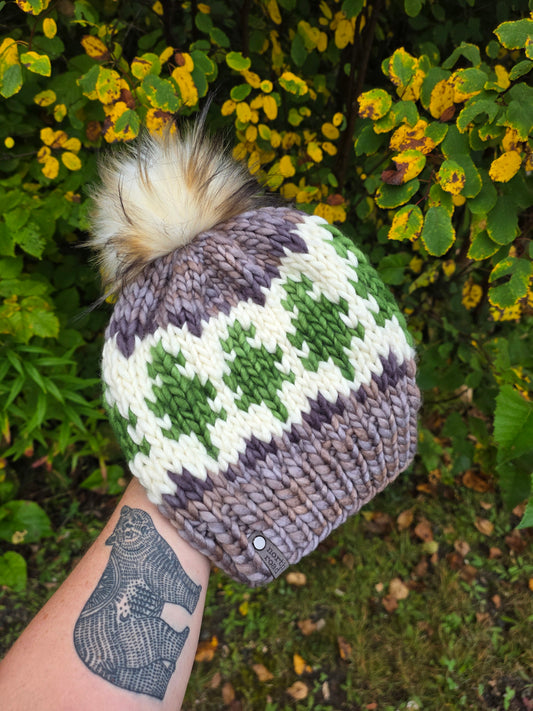 Merino Wool Pom Hat