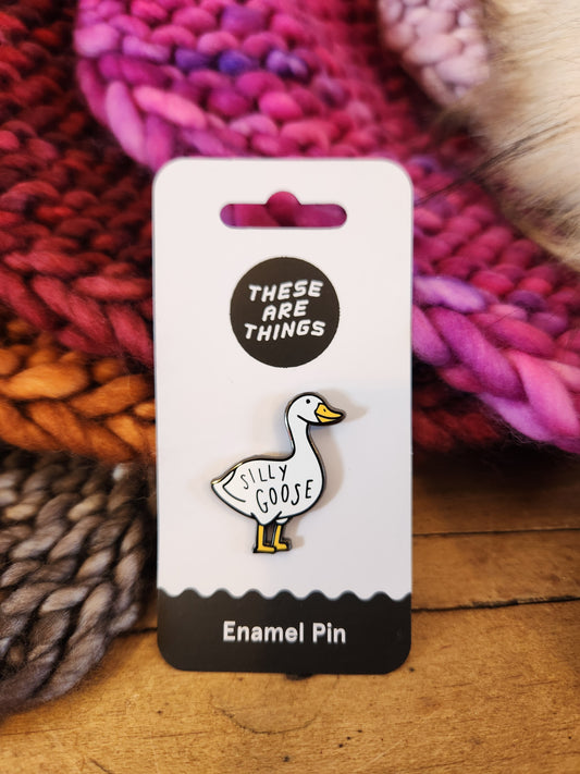 Silly Goose Enamel Pin