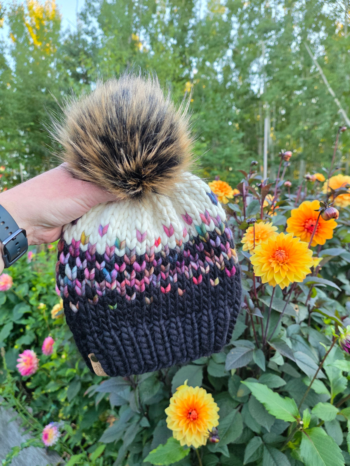 Merino Wool Pom Hat