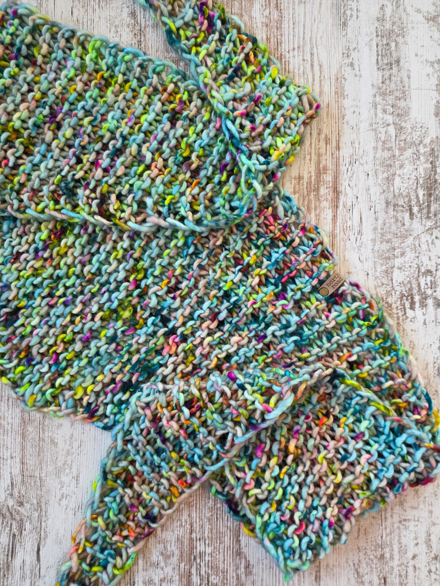 Merino Wool Shovel Point Scarf