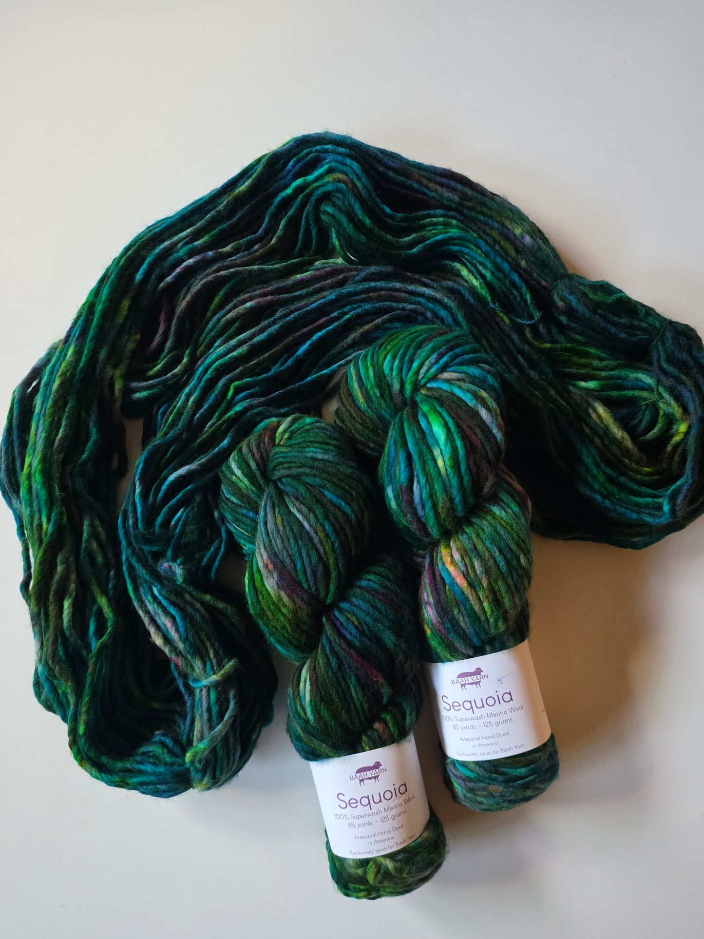Exclusive Baah Yarn | Sequoia | Nighttime on North Road