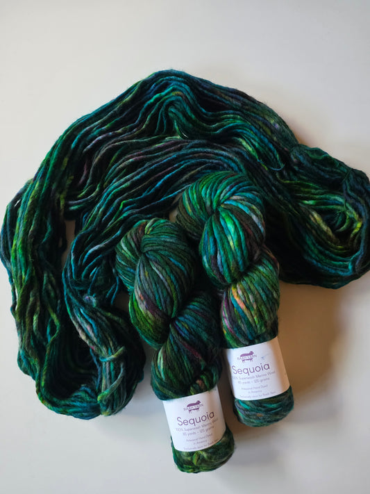 Exclusive Baah Yarn | Sequoia | Nighttime on North Road