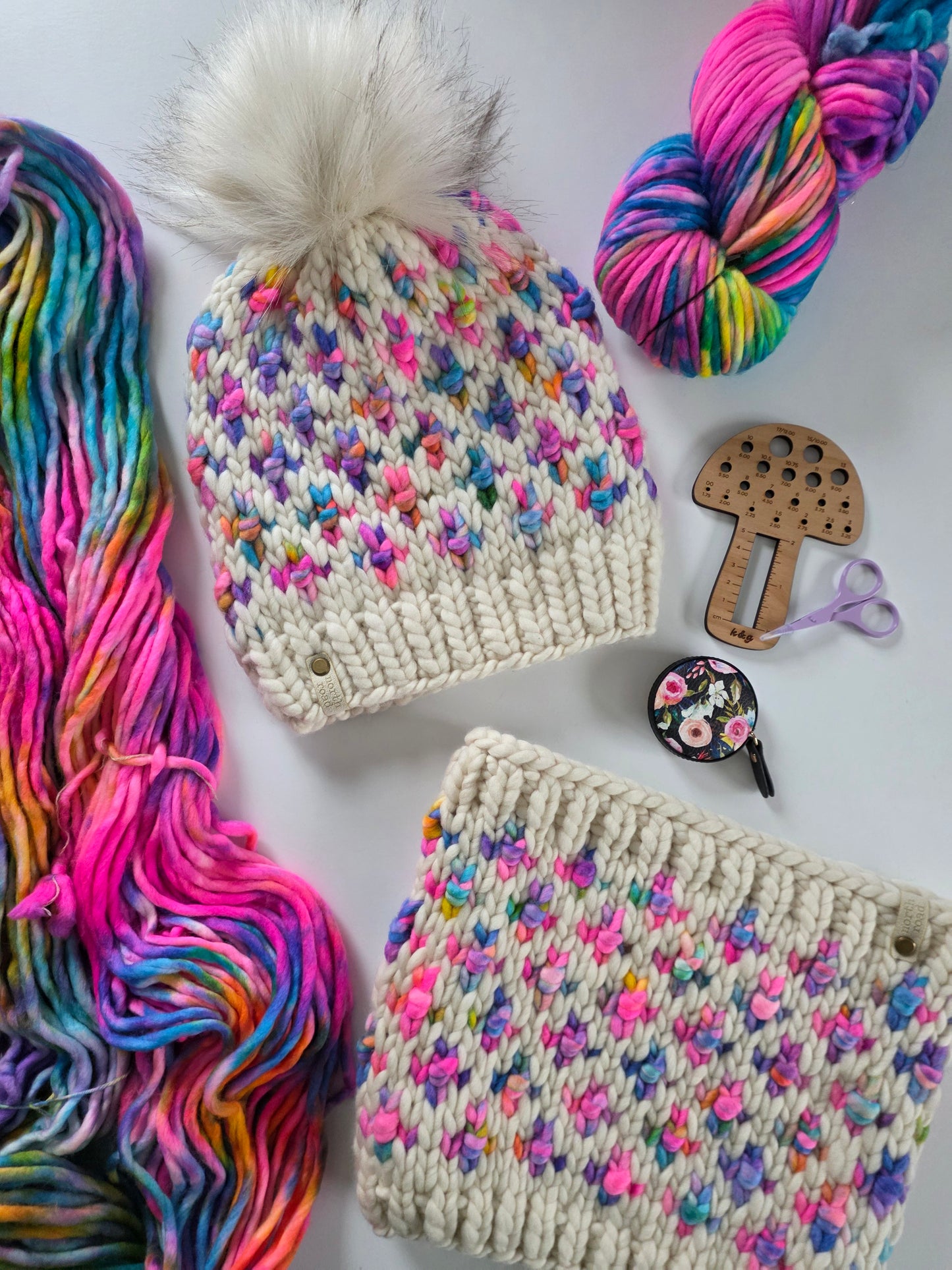 Merino Wool Hat and Cowl Set