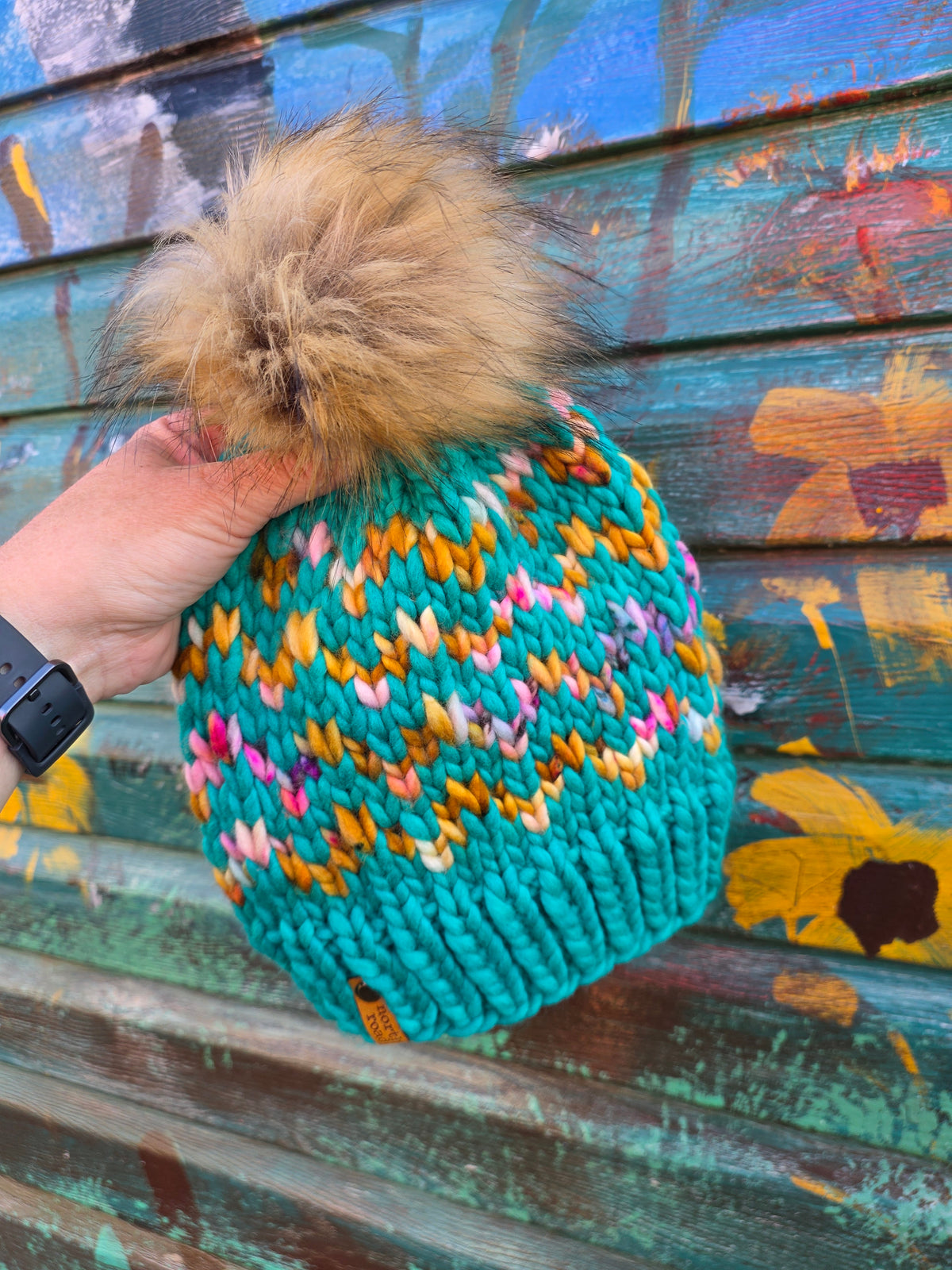 Merino Wool Pom Hat