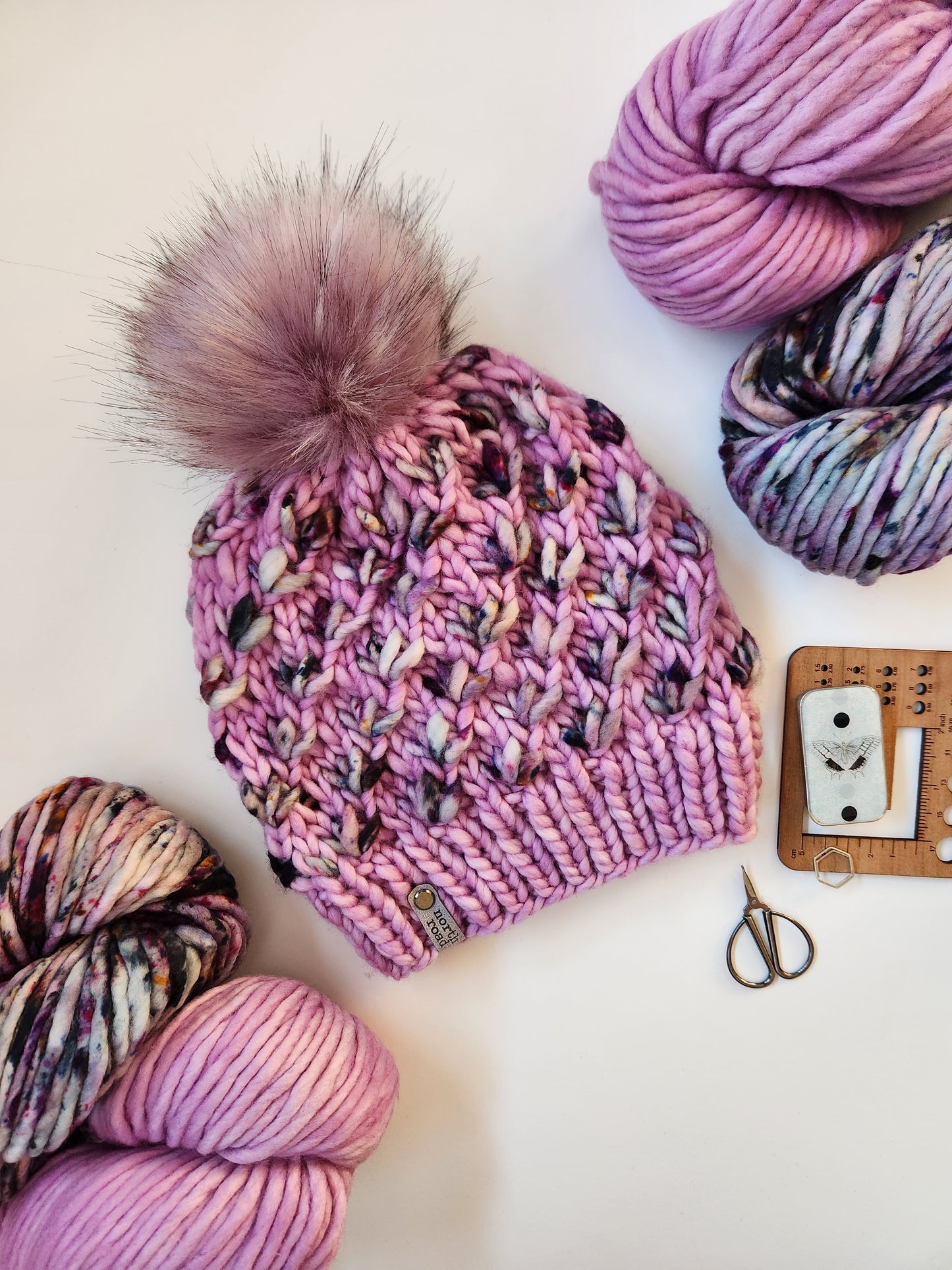 Merino Wool Pom Hat