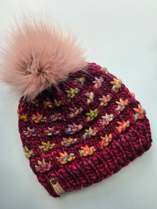 Merino Wool Pom Hat