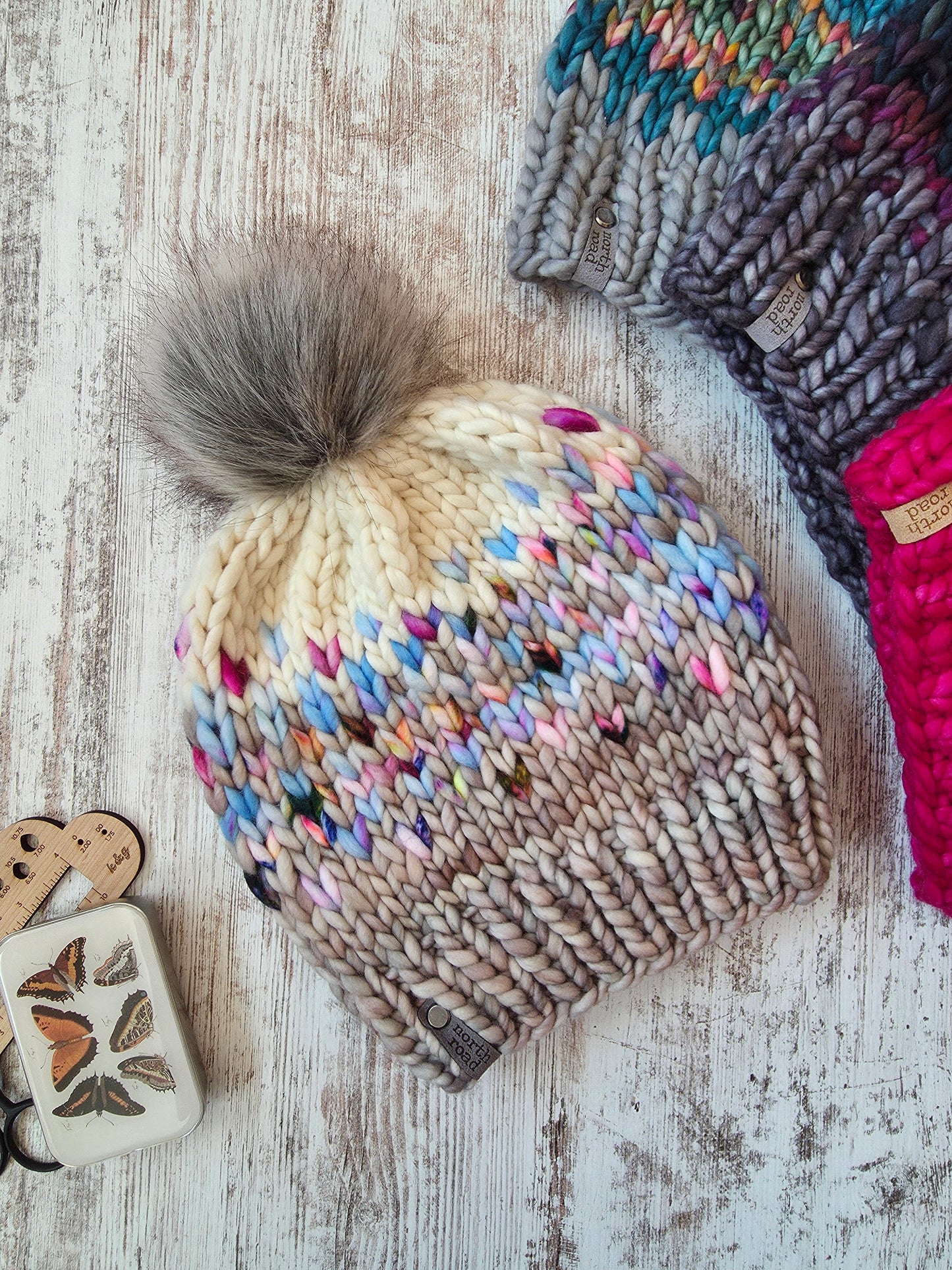 Merino Wool Pom Hat