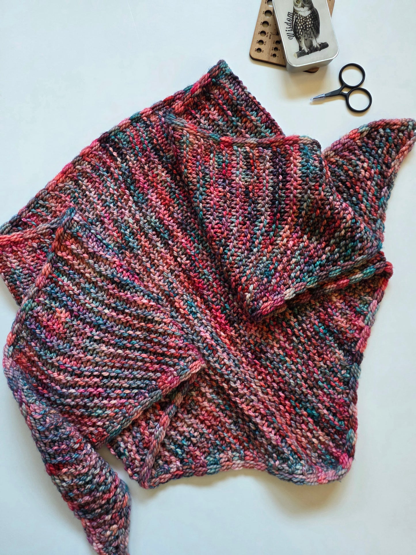 Merino Wool Poplar Lake Shawl