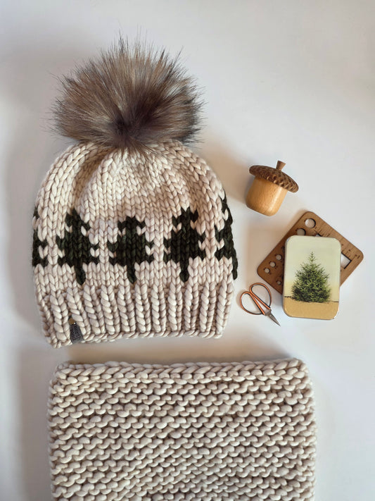 Merino Wool Pom Hat