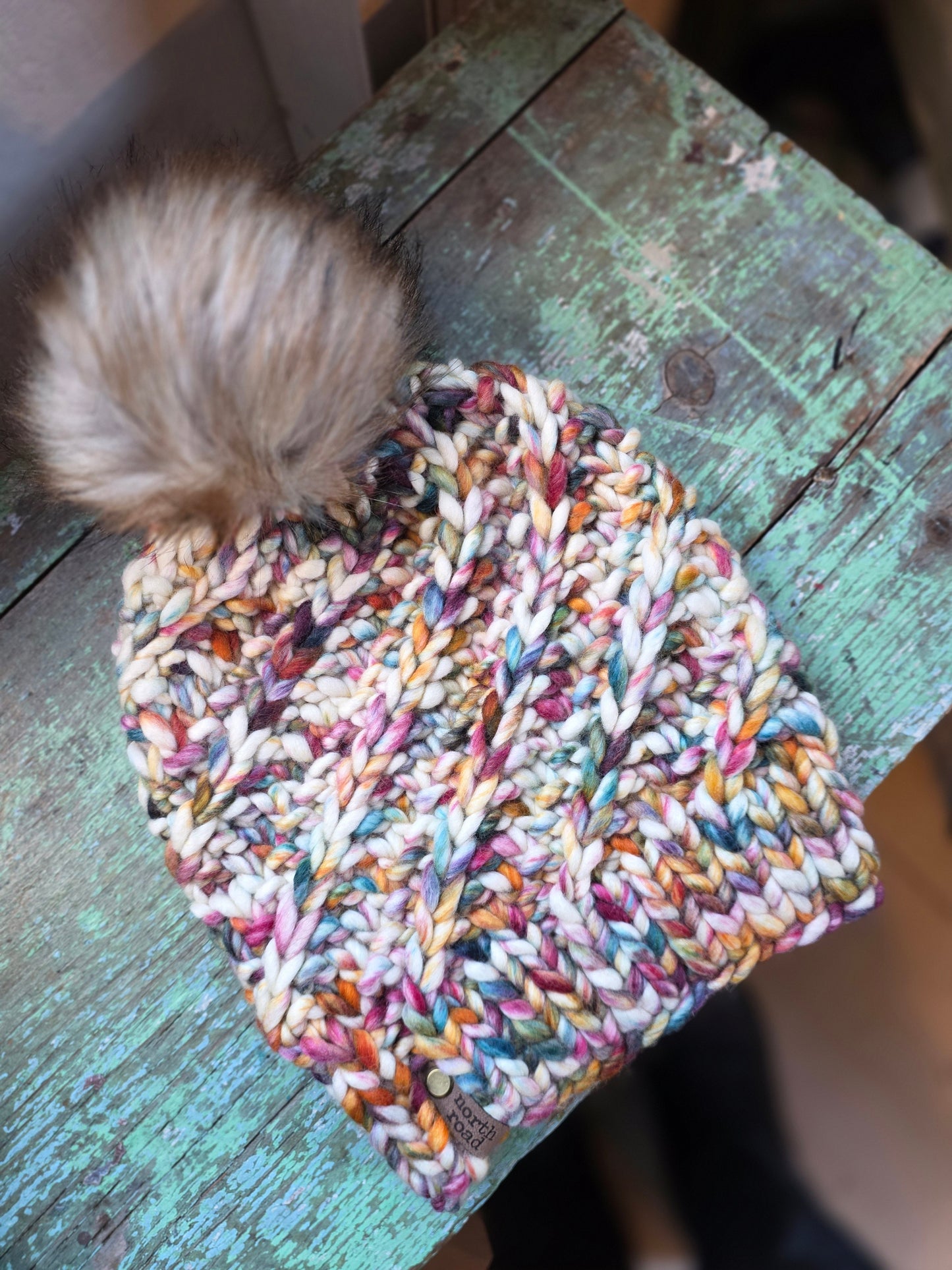 Merino Wool Pom Hat
