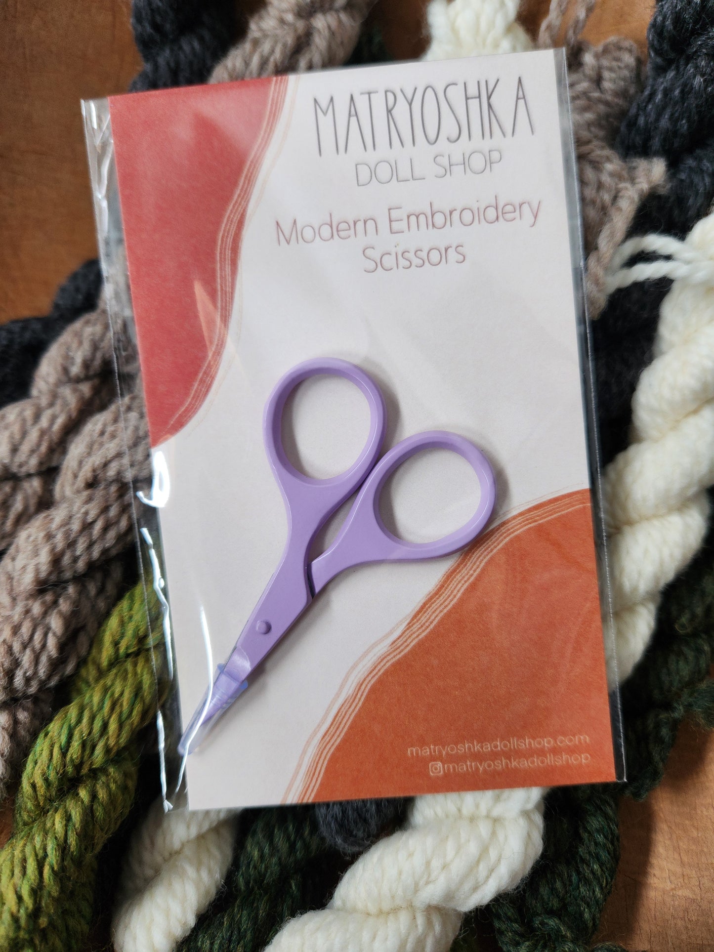 Small Needlecraft Scissors, Lavender