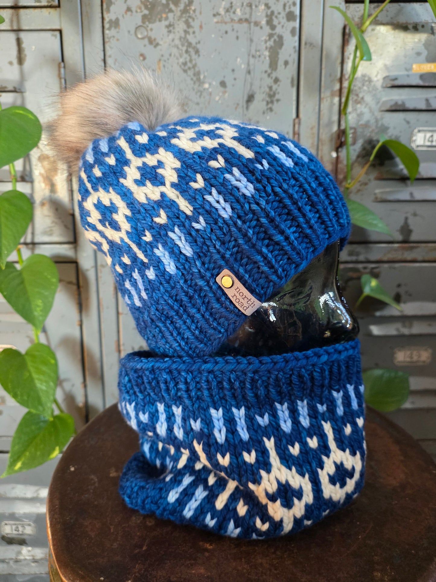 Merino Wool Hat and Cowl Set
